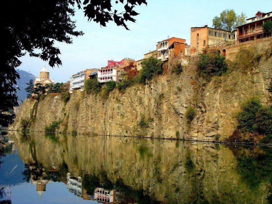 Ferienwohnung House At Ortachala Tbilisi Exterior foto